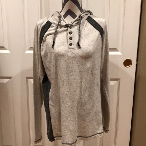 BKE Tops - BKE Vintage hooded shirt - size large